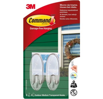 Haki wielokrotnego użytku COMMAND™ Outdoor (17091