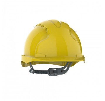 Hełm EVO®2, pasek, wentylowany, żółty