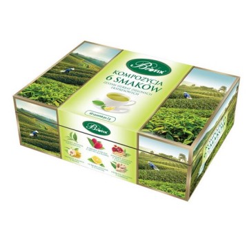 Herbata BIFIX kompozycja 6 smaków zielona