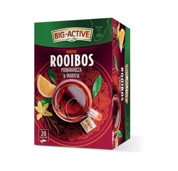 Herbata Big-Active ROOIBOS pomarańcza i wanilia