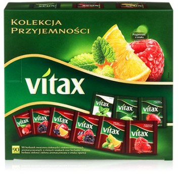 HERBATA VITAX KOLEKCJA PRZYJEMNOŚCI- 90 TOREBEK