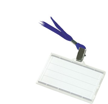 Identyfikator DONAU, z jedwabną taśmą, twardy, nie