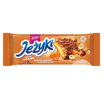 Jeżyki Orzech i Słony Karmel w czekoladzie 140g