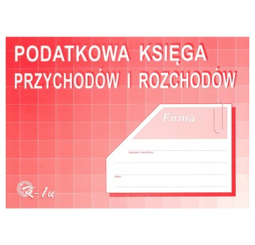 K-1u Podatkowa księga przychodów i rozchodów A4 o