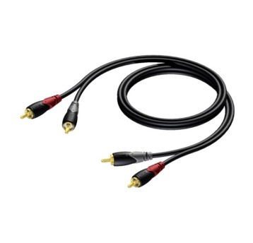 Kabel 2x RCA/Cinch Męski -2x RCA/Cinch Męski 1m -