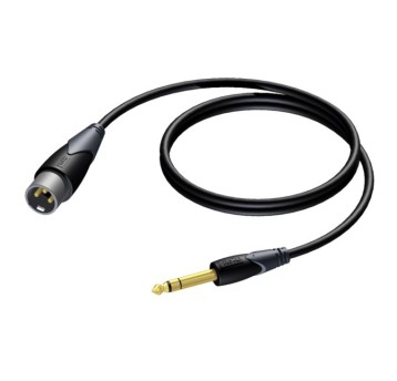 Kabel XLR Męski - 63 mm Jack Męski Stereo 15 m - C