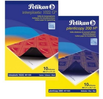 Kalka ołówkowa A4 PELIKAN 200H 10 arkuszy niebies
