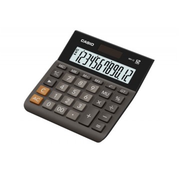Kalkulator biurowy CASIO MH-12BK-S, 12-cyfrowy, 12