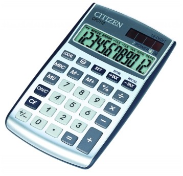 Kalkulator biurowy CITIZEN CPC-112 WB, 12-cyfrowy,