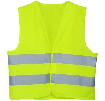 Kamizelka ostrzegawcza żółta r.XXL (56x65cm) BULK