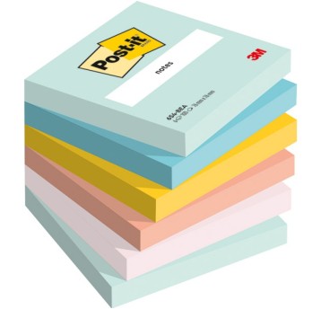 Karteczki Post-it®, BEACHSIDE 76x76mm, 6x100 kart.
