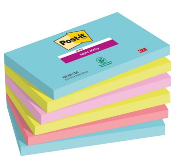 Karteczki Post-it® SS COSMIC, 76x127mm, 6x90 kart.