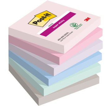 Karteczki Post-it® SS SOULFUL, 76x76mm, 6x90 kart.