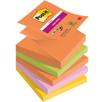 Karteczki Post-it® SS Z-Notes, BOOST 76x76mm, 5x90