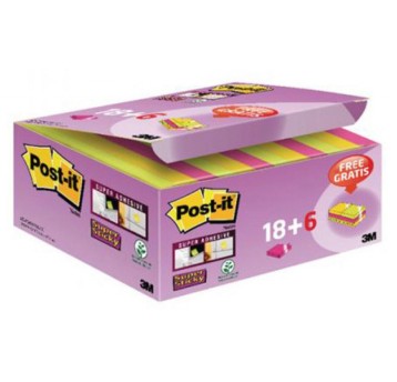 Karteczki samoprzylepne POST-IT® Super Sticky (62