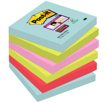 Karteczki samoprzylepne POST-IT® Super sticky 6x90