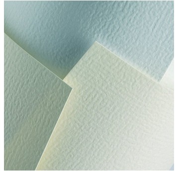 Karton ozdobny Czerpany biały 230g A4 20ark. GALE