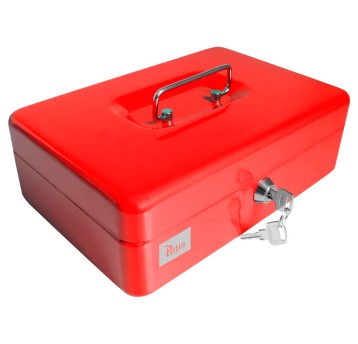 Kasetka metalowa 247x168x80mm czerwona GV010-C TET