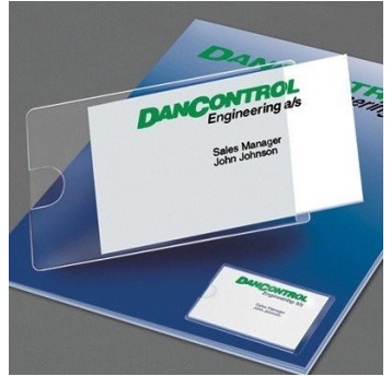 Kieszeń samoprzylepna na wizytówkę otwierana z gó