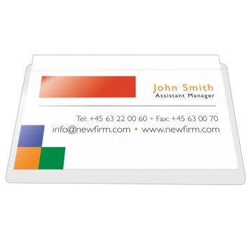 Kieszeń samoprzylepna Q-CONNECT, na wizytówki, ro