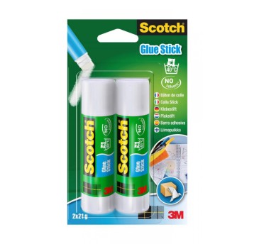 Klej w sztyfcie SCOTCH® (2x6221D) Office, zawiesz