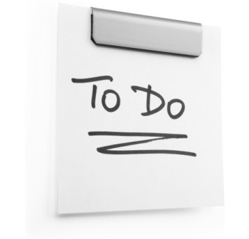 Klips samoprzylepny magnetyczny 60mm srebrny(10)