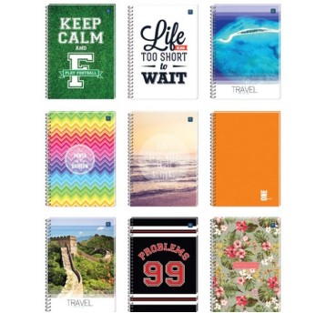 Kołonotatnik A4 50k kratka miękka oprawa INTERDRU