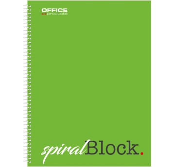 Kołonotatnik OFFICE PRODUCTS, A4 w kratkę, 80 kart