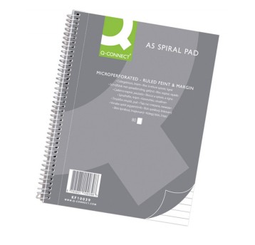 Kołonotatnik Q-CONNECT, A5, w linię, 80 kart., 70