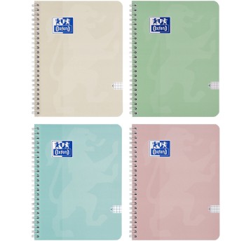 Kołozeszyt A5 80k kratka TOUCH PASTEL 400175357 OX