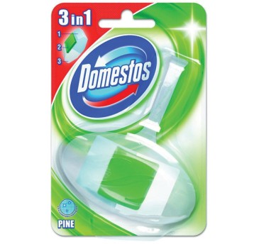 Kostka toaletowa DOMESTOS Leśny, w koszyku, 35g