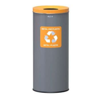 Kosz na śmieci ALDA EKO, 45l, do segregacji: metal