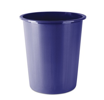 Kosz na śmieci DONAU, pełny, 14l, niebieski