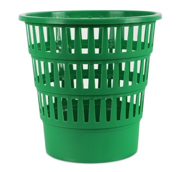 Kosz na śmieci OFFICE PRODUCTS, ażurowy, 16l, zie