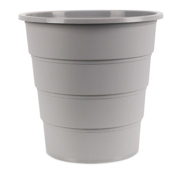 Kosz na śmieci OFFICE PRODUCTS, pełny, 16l, szary