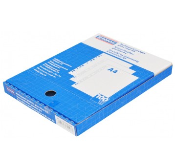 Koszulki na dokumenty DONAU, PP, A4, krystal, 45mi