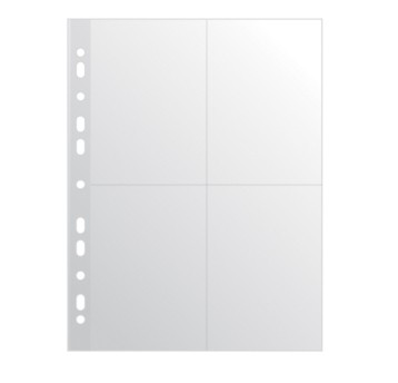 Koszulki na zdjęcia DONAU, PP, A4krystal, 60mikr.