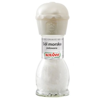 Kotanyi Młynek Sól morska jodowana 92g