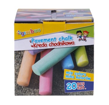 Kreda chodnikowa GIMBOO, XXL, w kartonowym
