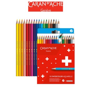 Kredki akwarelowe CARAN D'ACHE Swisscolor, karton