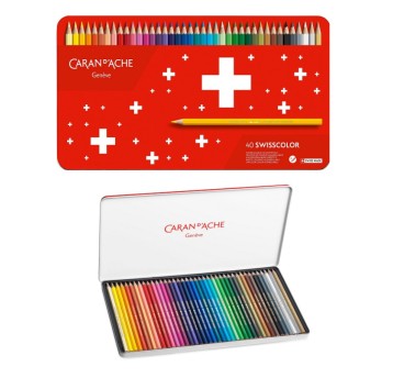 Kredki CARAN D'ACHE Swisscolor Aquarelle, z efekt