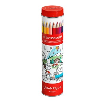 Kredki CARAN D'ACHE Swisscolor, w metalowej