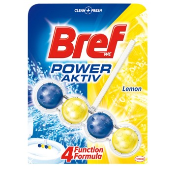 Kulki toaletowe BREF Power Aktiv Lemon, 50g