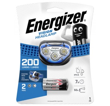 Latarka czołowa ENERGIZER Headlight Vision + 3szt