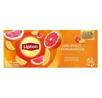 Lipton Fruit Grejpfrut i Pomarańcza 20TB