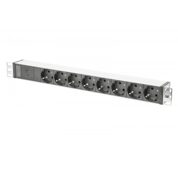 Listwa zasilająca PDU 19" Rack 8x gniazdo schuko 2