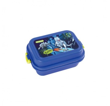 Lunch box KEYROAD, plastikowy, z przegródką, Dino