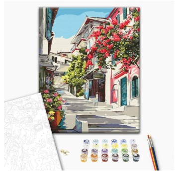 Malowanie po numerach BRUSHME, 40x50 cm, Grecja,