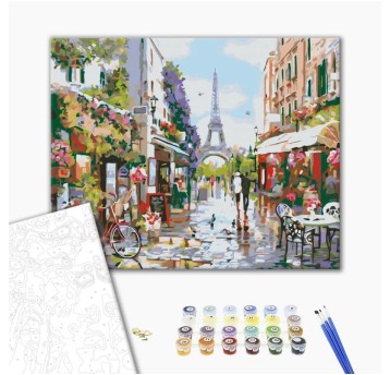 Malowanie po numerach BRUSHME, 40x50 cm, lunch w