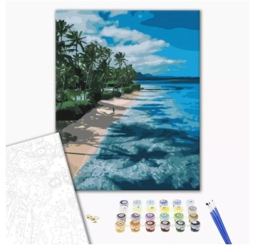 Malowanie po numerach BRUSHME, 40x50 cm, nasyp